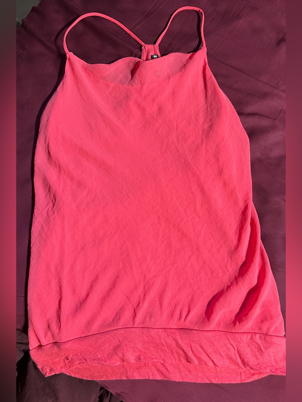 Express Coral Pink Spaghetti Strap Dressy Camisole